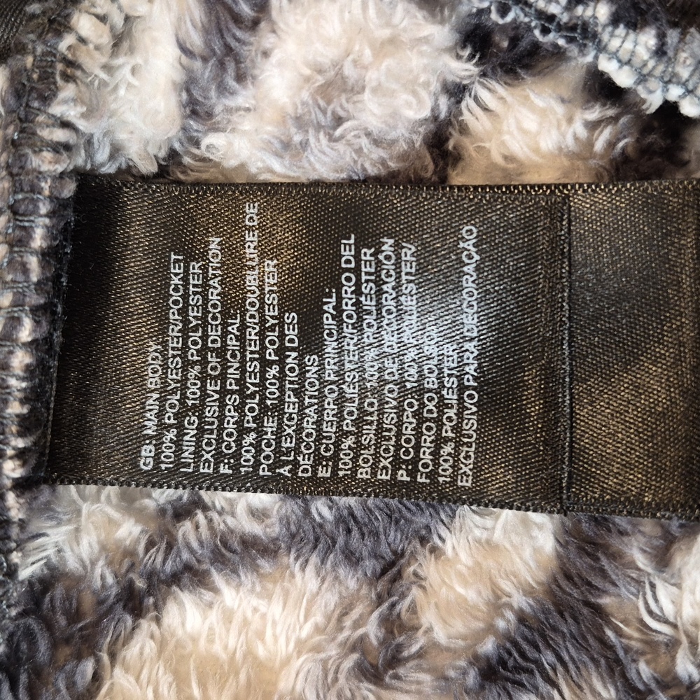 The North Face Girl's Printed Osolita Full Zip Jacket in Vanadis Leopard Print - Picture 8 of 11
